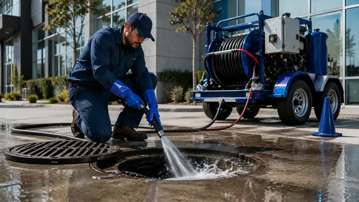 Commercial Hydro Jet Drain Cleaning in Arvin