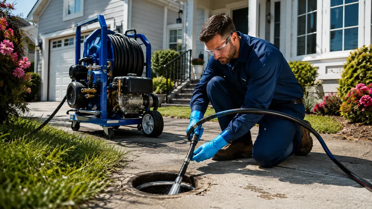 Residential Hydro Jet Drain Cleaning in Arvin